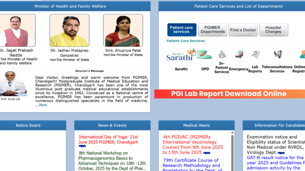 PGI Lab Report Download Online
